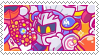 Meta Knight from Kirby looks at a bouquet he is holding