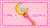 love and justice sailor moon wand